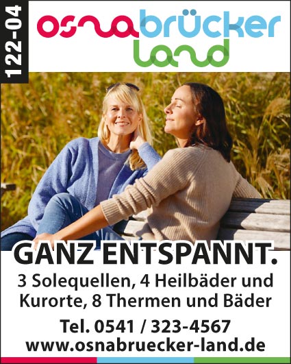 Osnabrücker Land – Ganz entspannt.