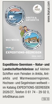 Ikarus Tours – Expeditions-Seereisen – Naturerlebnisse auf kleinen Schiffen