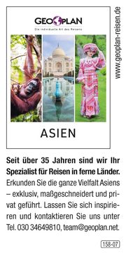 Geoplan Privatreisen – Asien