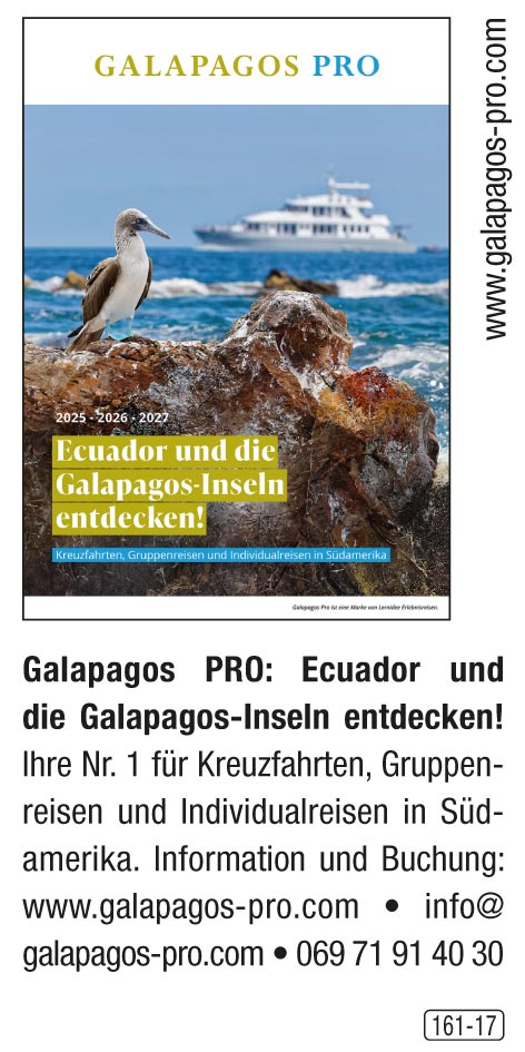 GALAPAGOS PRO – Ecuador und die Galapagos-Inseln entdecken