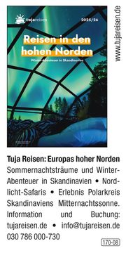 Tujareisen – Reisen in den hohen Norden!