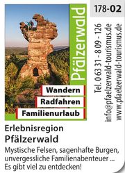 Erlebnisregion Pfälzerwald – Wandern, Radfahren, Familienurlaub