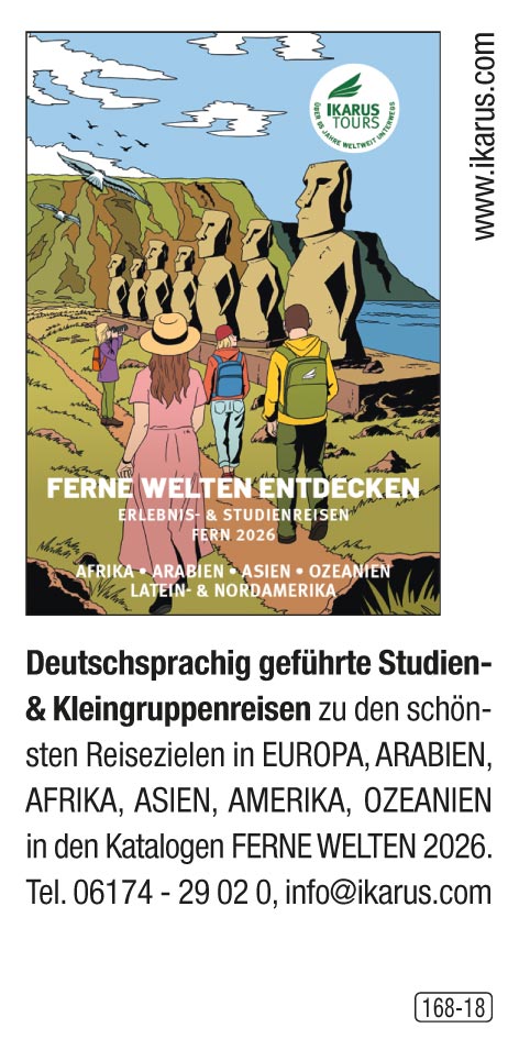 Ikarus Tours – Ferne Welten entdecken – Deutschsprachig geführte Studien- & Kleingruppenreisen