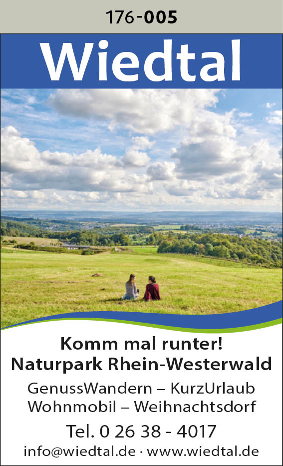 Urlaub im Wiedtal - Komm mal runter