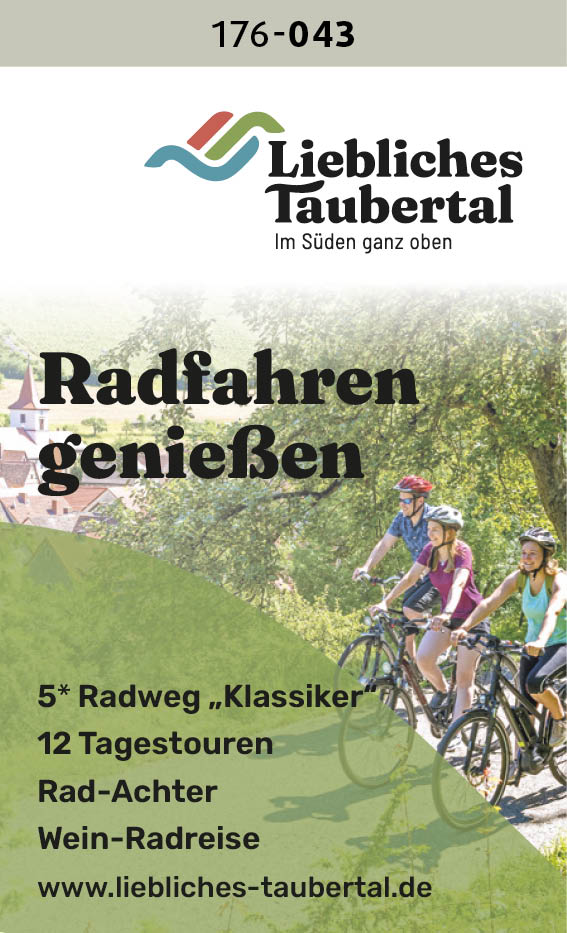 Liebliches Taubertal – Radfahren genießen