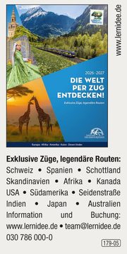 Lernidee – Die Welt per Zug entdecken!