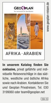 Geoplan Privatreisen nach Afrika und Arabien