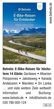 BELVELO - E-Bike Reisen für Entdecker