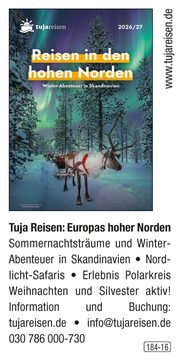 Tujareisen – Reisen in den hohen Norden!