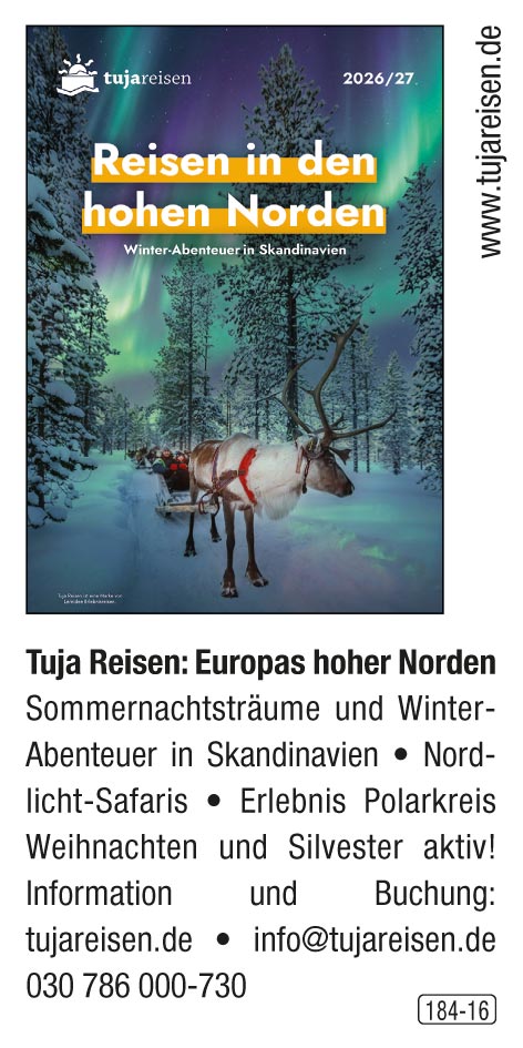 Tujareisen – Reisen in den hohen Norden!